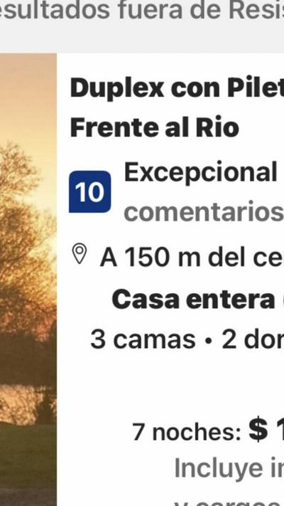 Casa frente al Río